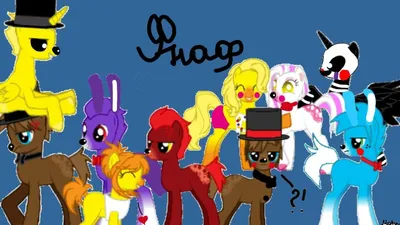 FNAF pony art by me~! - Visual Fan Art - MLP Forums
