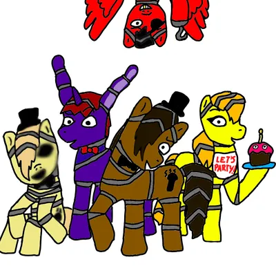 mollyjohnson: my little pony fnaf