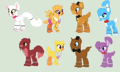 Pony Five Nights at Freddy's 2 Pinkie Pie Rainbow Dash, pony fnaf, png |  PNGEgg