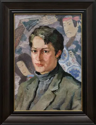 Картина «Портрет молодого человека» - Советская живопись купить в Москве |  