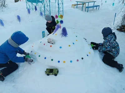 Подсолнушек» отметил праздник - День снега!