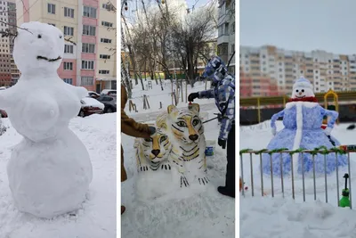 20 снежных фигур, которые легко сделать самому и с детьми - Лайфхакер