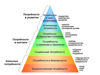 Пирамида Маслоу - потребности человека - HRLab online