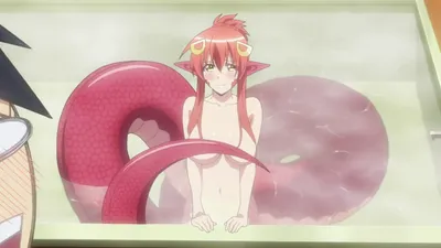 Повседневная жизнь с девушкой-монстром (2015-2017) - Monster Musume:  Everyday Life with Monster Girls - モンスター娘のいる日常 - кадры из фильма -  азиатские мультфильмы - Кино-Театр.Ру