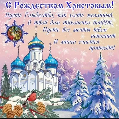Поздравление с Новым Годом и Рождеством Христовым