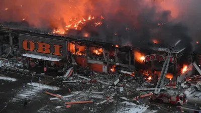 Пожар в подмосковном Жуковском: ужасающее видео