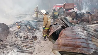 Пожар в Костанайской области тушат на пяти участках - новости 