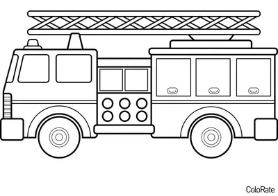 Как раскрасить ПОЖАРНАЯ МАШИНА / мультик раскраска для детей / Детская  Комната РАСКРАСКИ - YouTube