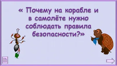 Презентация по окружающему миру для 1 класса УМК «Школа России» на тему  «Почему на корабле и в самолете нужно соблюдать правила безопасности?»