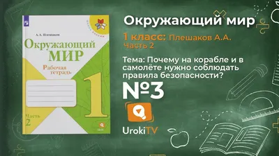 Задание 3 Почему на корабле и в самолёте нужно...? - Окружающий мир 1 класс  (Плешаков А.А.) 2 часть - YouTube