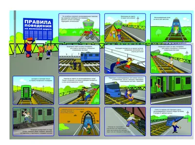 Правила поведения на железной дороге