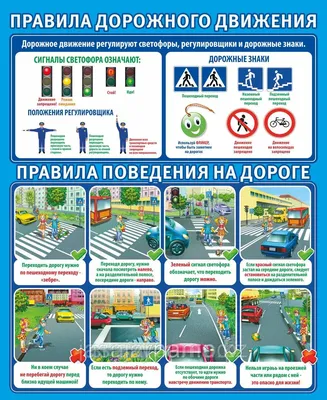 Комплект 21 плакат по ПДД (id 95656656)