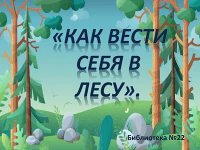 Официальный сайт МАОУ гимназии №55 г. Томска - Правила поведения в лесу и  на природе для обучающихся