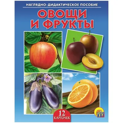 Наглядно-дидактическое пособие "Овощи и фрукты"» - купить в Минске с  доставкой в интернет-магазине Учитель.by