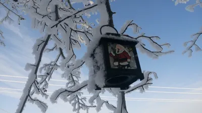 Зима / Прекрасный зимний день в древнем городе