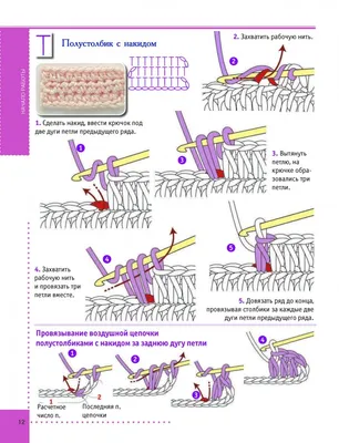 Вязание крючком для начинающих. Урок №5: условные обозначения и как  составлять схемы узора | Молния: мастерская Xev | Дзен
