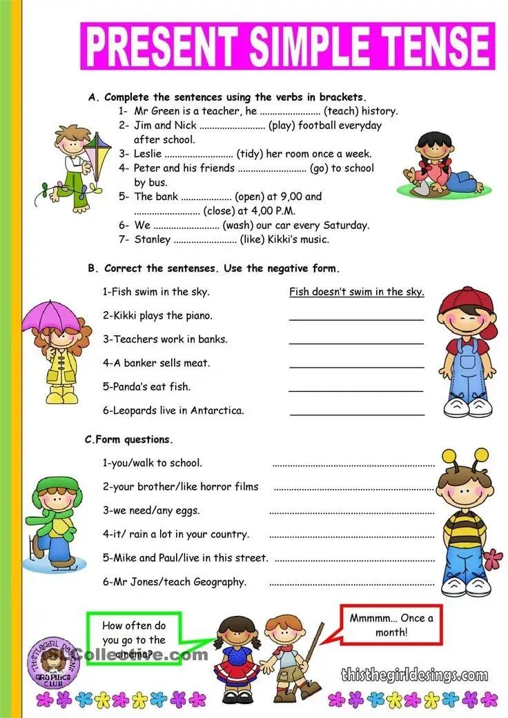 Present simple exercises kids. Present simple в английском языке Worksheets. Present simple для детей Worksheets. Present simple 3 класс упражнения Worksheets. Английский present simple Worksheet.