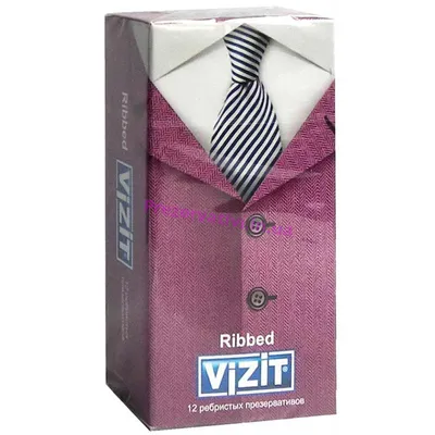 Купить презервативы vizit new ribbed с кольцами 12шт