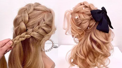 Beautiful hairstyles step by step. Wedding hairstyle. Super bulk braid -  YouTube