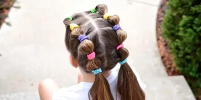 Простые и красивые причёски для маленьких девочек на каждый день | Красота  | WB Guru