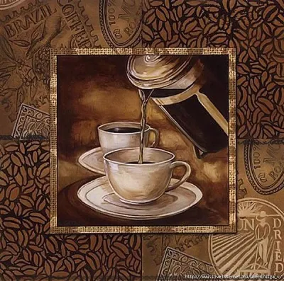 приглашение на чашечку кофе | Arte de taza de café, Impresión artística,  Cuadros de arte