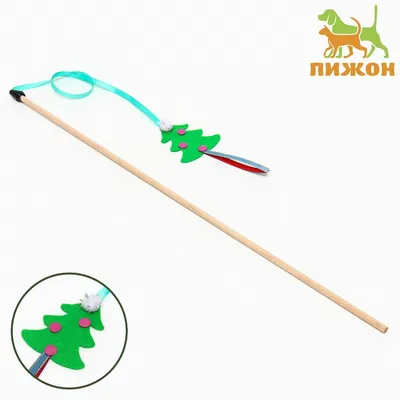 AnimalToys Дразнилка для кошек 2 штуки и мышки 2 штуки