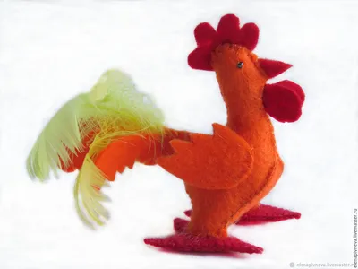 Оранжевая фетровая игрушка Петух Оберег дома в интернет-магазине Ярмарка  Мастеров по цене 550 ₽ – A1PQ1BY | Прикольные подарки, Самара - доставка по  России