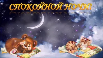 Прикольные открытки "Спокойной ночи!" (229 шт.)