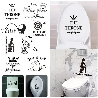 Прикольные картинки про туалет с надписью (60 фото)