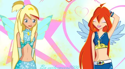 Картинка для торта "Винкс (Winx club)" - PT101787 печать на сахарной  пищевой бумаге