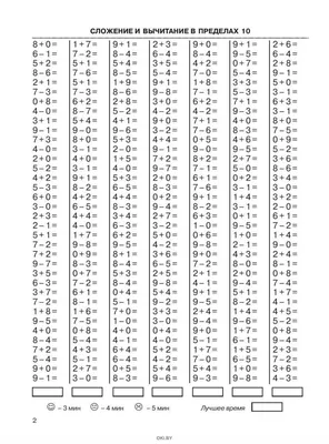 Купить 3000 примеров по математике . 1 класс. Счёт в пределах 10. (eks) в  Минске в Беларуси | Стоимость: за  руб.