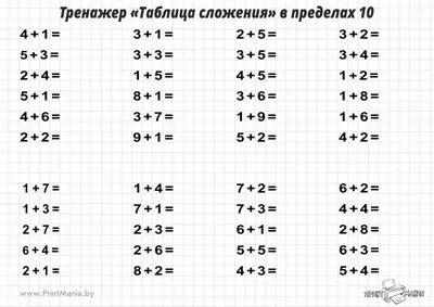 Иллюстрация 1 из 39 для Математика. 1 класс. Тренировочные примеры. Счет в  пределах 10. ФГОС - Марта Кузнецова | Лабиринт - книги. Источник: Лабиринт