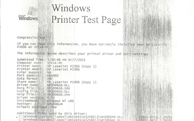 Почему принтер печатает с полосами на листе - поиск неисправности - Статьи  -  -