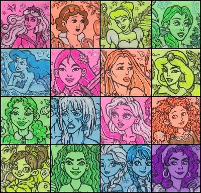 Новая Тиана | Современные принцессы диснея, Рисунки персонажа дисней,  Принцессы диснея