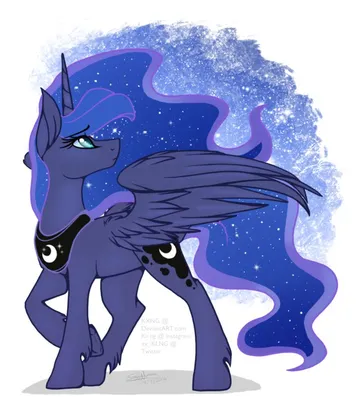 Princess Luna (принцесса Луна) :: Персонажи my little pony королевской  крови :: красивые и интересн… | My little pony drawing, Celestia and luna,  Mlp my little pony