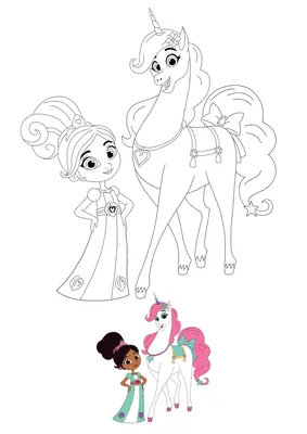 Nella The Princess Knight Coloring Pages - 2 Free Coloring Sheets (2020) |  Princess coloring pages, Princess coloring, Unicorn coloring pages