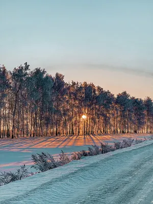 Доброе утро картинки зима природа - 68 фото