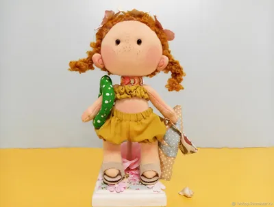 Кукла пляжница - Привет, море! купить в интернет-магазине Ярмарка Мастеров  по цене 2400 ₽ – R9EIGBY | Интерьерная кукла, Анапа - доставка по России