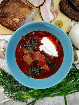 Как приготовить украинский борщ из говядины и фасолью - Новости Вкусно