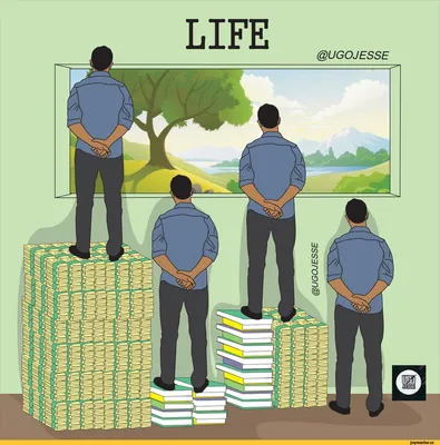 картинка со смыслом :: чтение :: жизнь :: деньги - JoyReactor