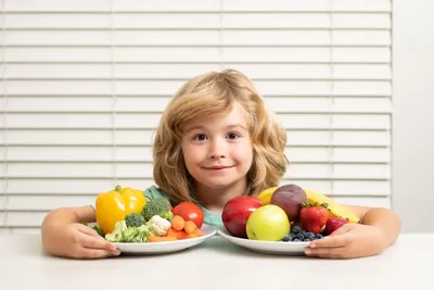 Овощи и фрукты в рационе ребенка: рекомендации
