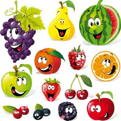 Картинки мультяшных фруктов (32 лучших фото)
