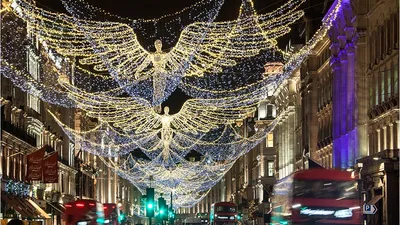 Лондон в Рождественских огнях | Блог об образовании в Англии