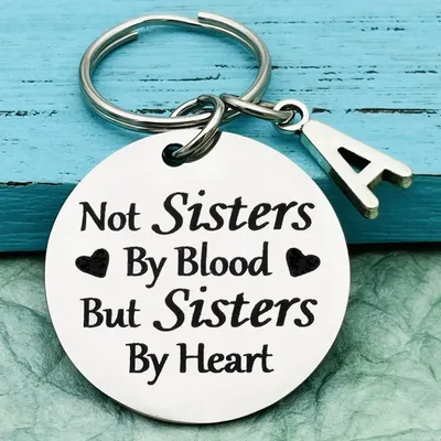 Брелок с надписью «Дружба» для женщин, сестер, не сестры, с кровью, но  сестер, с сердцем, брелок для подарка на день рождения для лучшего друга |  AliExpress