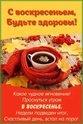 Картинки по запросу воскресенье выходной | Четверг, Утро четверга,  Вдохновляющие цитаты