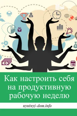 Как настроить себя на продуктивную рабочую неделю | Уютный дом