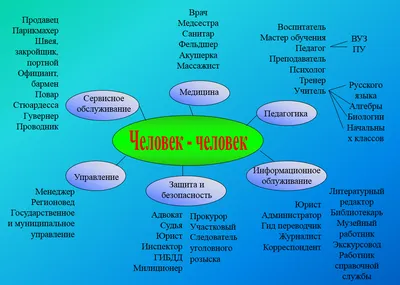 Профессии из области «человек-человек»: понятие, характеристики,  необходимые качества.