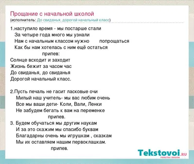 Прощание с начальной школой — МБОУ "СОШ №1 города Козьмодемьянска"