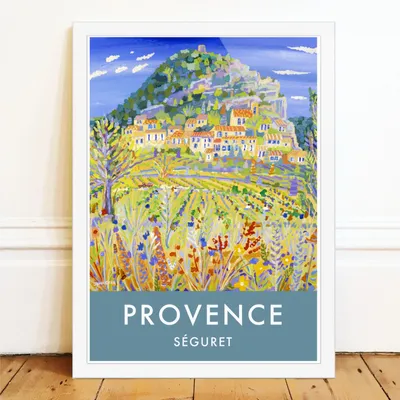 Provence Scenery Vintage Purple Lavender Canvas Painting - Temu