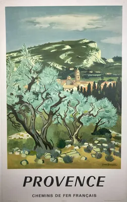 Provence Vintage Travel Poster | TRAVEL POSTER Co.